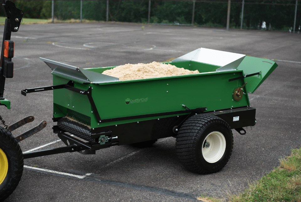 320 wing feature on the compost spreader